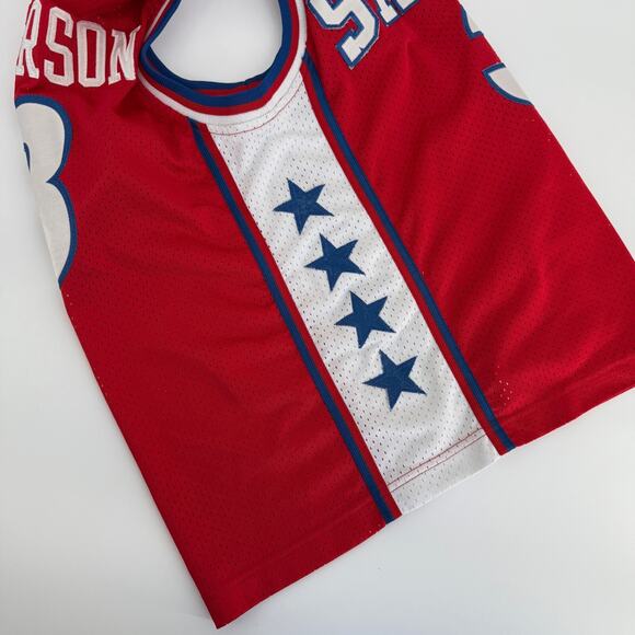 Vintage Nike Boys M Jersey 76ers Allen Iverson Philadelphia Rewind 77 90s Plus 2 - Picture 11 of 15